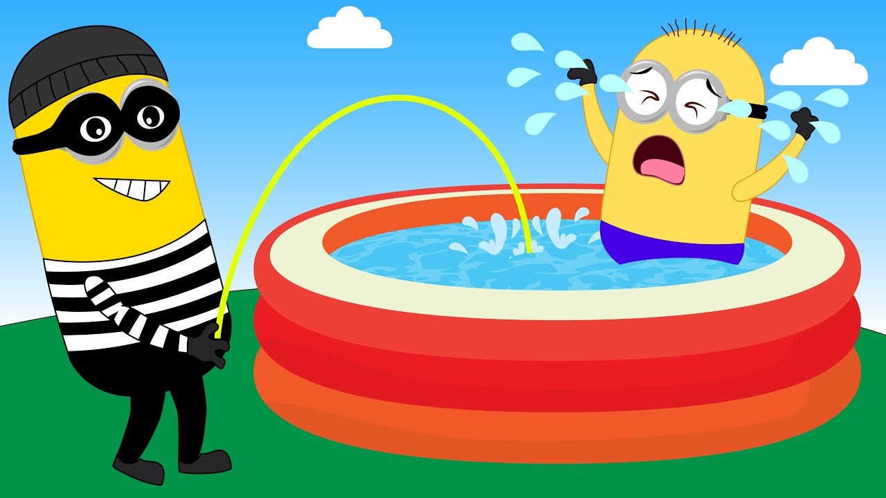 Minions Banana Robber Pisses On Swimming Pool New Episodes Finger 