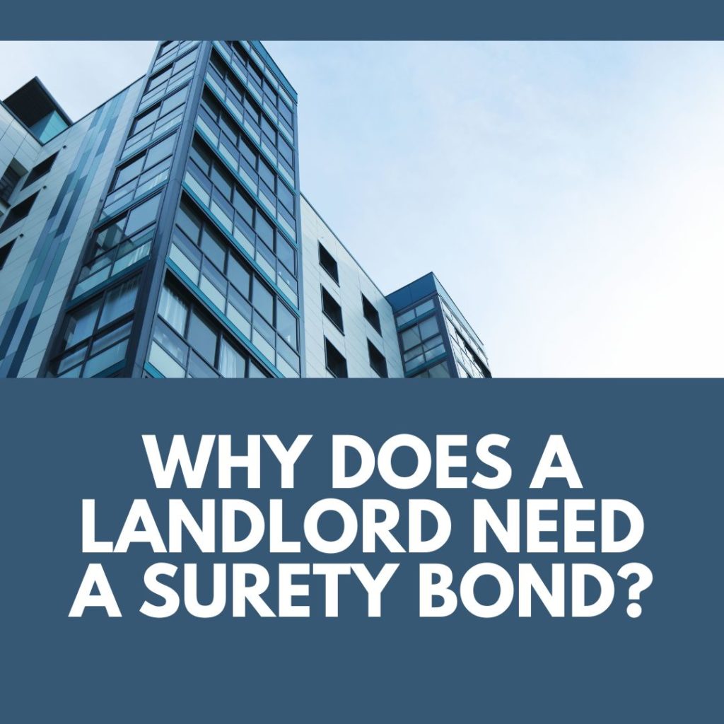 Why does a landlord need a surety bond? - A commercial room for rent.